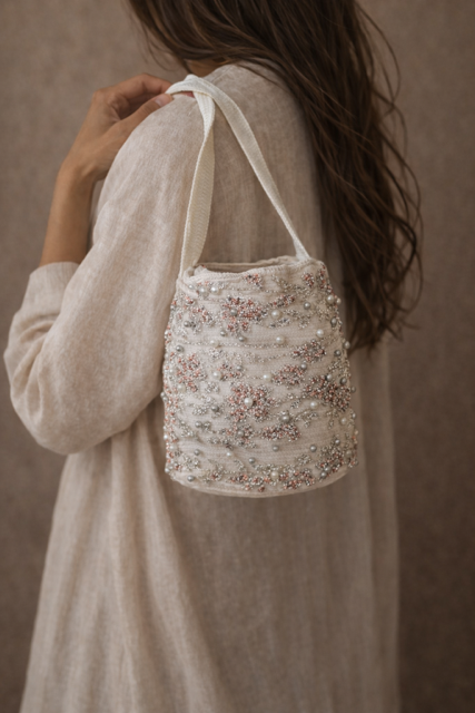 Wayuu bag Lluvia Rosada