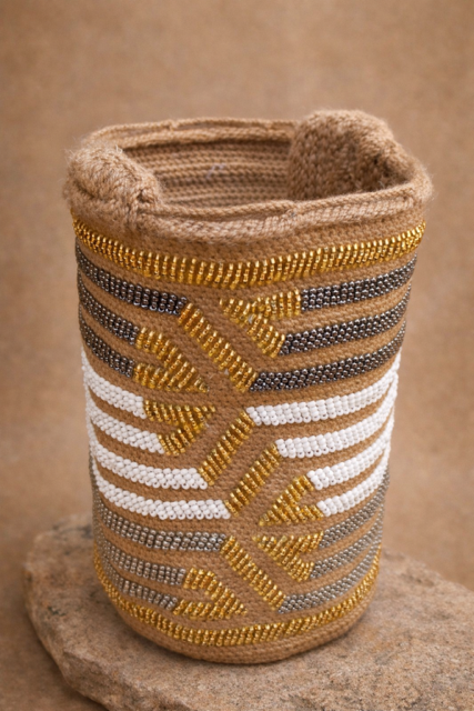 Wayuu mochila bag in Tejido del Sol design