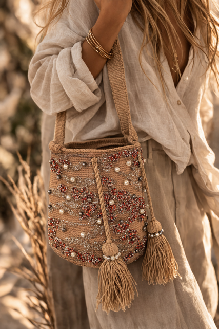 Wayuu bag Tierra Dorada